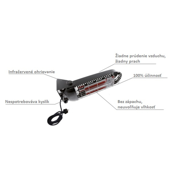 Master SOMBRA 8 Elektro-Infrarotstrahler Beschreibung