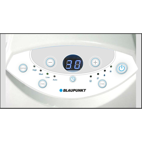 Blaupunkt Arrifana 15 mobiles Klimagerät - Detail des Displays