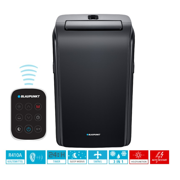 Blaupunkt Moby Blue 1012 B mobiles Klimagerät - Detail des Produkts