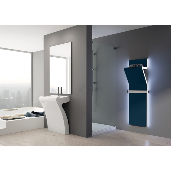 IRSAP Tratto Designheizkörper Farbe Deep Blue