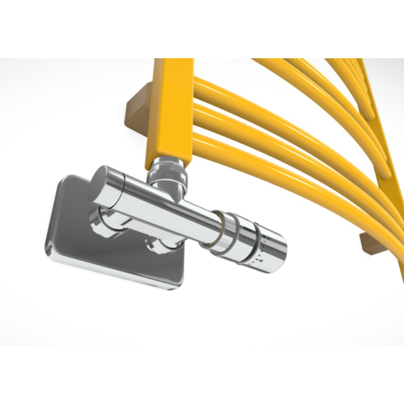 TERMA Jade M Designheizkörper RAL1021 Detail