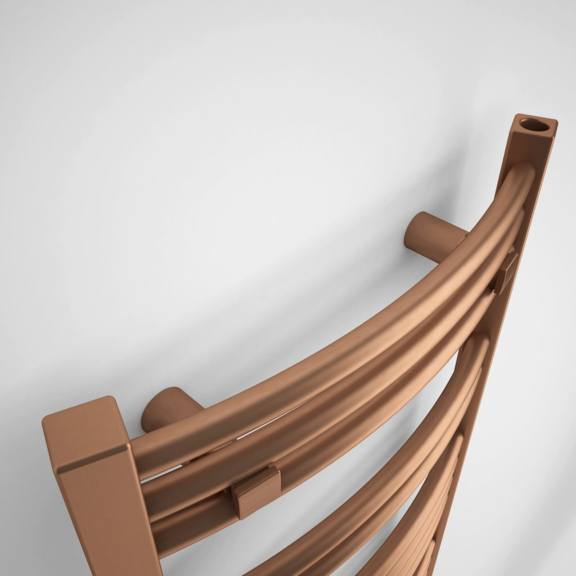 TERMA Jade M Designheizkörper Farbe Copper Detail