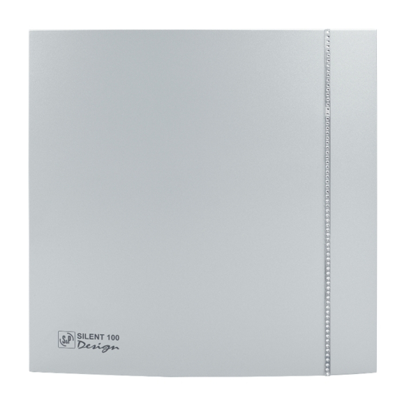 Ventilator Silent 100 Design CZ SWAROVSKI SILVER