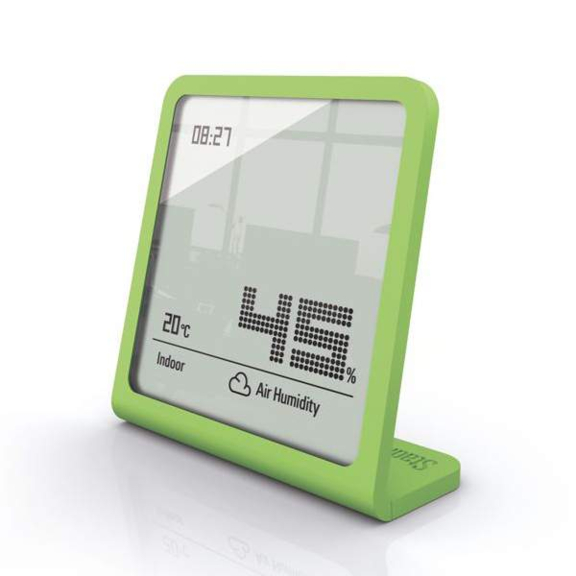 Digitaler Feuchtigkeitsmesser und Thermometer Stadler Form Selina lime