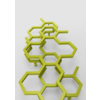 TERMA Hex Designheizkörper 1220x480 Farbe Green Apple Detail