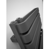 TERMA Warp S Designheizkörper 1110x500 Farbe Salt und Pepper - Detail