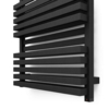 TERMA Quadrus Bold One Badheizkörper 1185x600 Farbe Metallic Black Detail