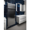 TERMA City Badheizkörper 1320x600 Farbe Chrome effect - im Interieur