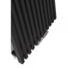 TERMA Triga Designheizkörper vertikal Farbe Metallic Black Detail