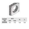 Ventilator Silent 100 Design CHZ - Montageöffnung