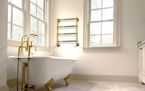 IRSAP Minuette Chrom-Badheizkörper 596x540 Farbe Gold