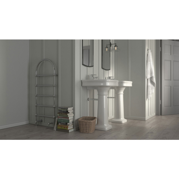 TERMA Retro S Designheizkörper 1245x504 Chrome