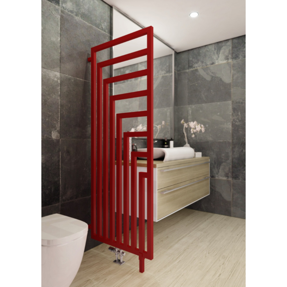 TERMA Angus DW Designheizkörper 1780x680 RAL3003 Trennwand