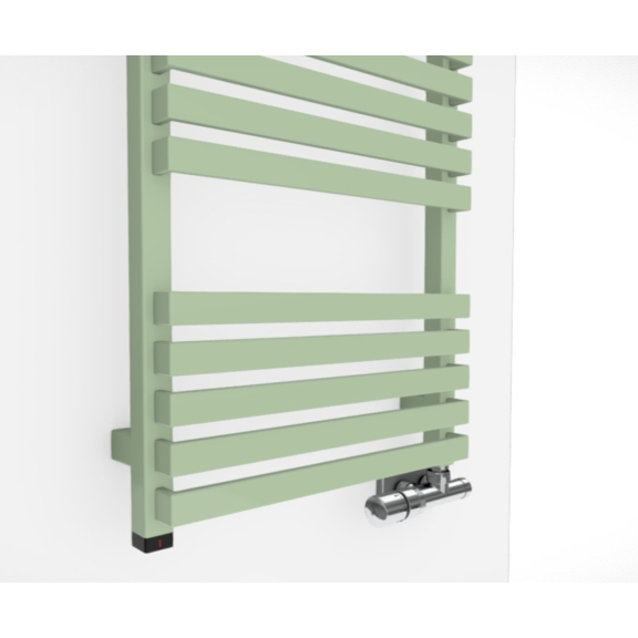 TERMA Quadrus Slim One Designheizkörper RAL 6019 Detail