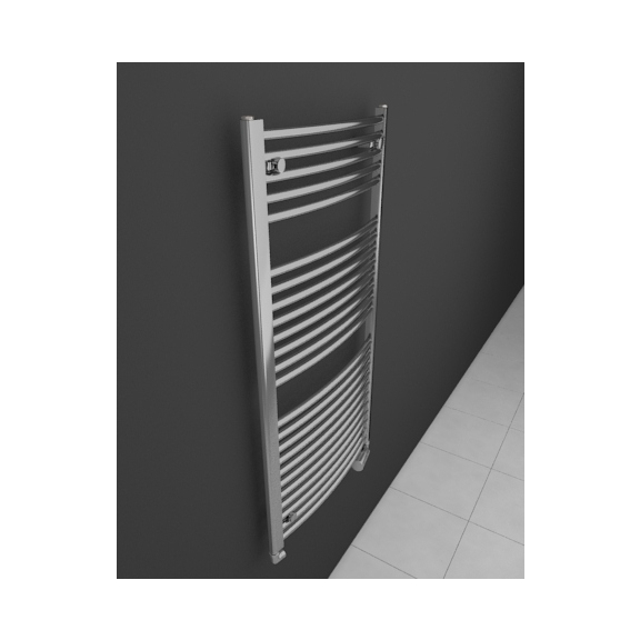 ISAN Palmyra Radius Chrom Badheizkörper