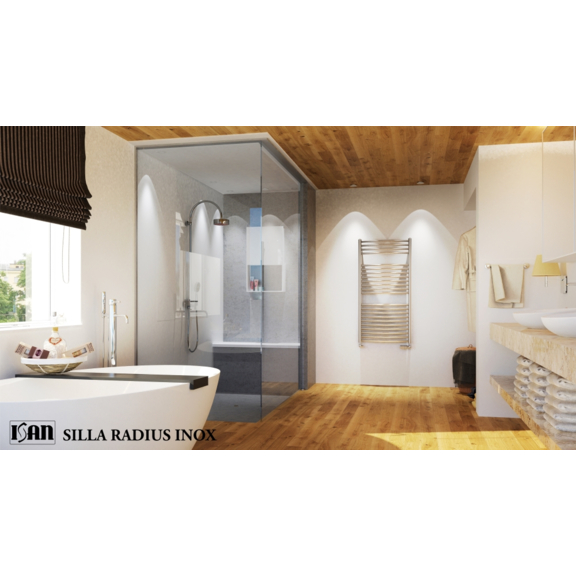 ISAN Silla Radius Inox Edelstahlheizkörper