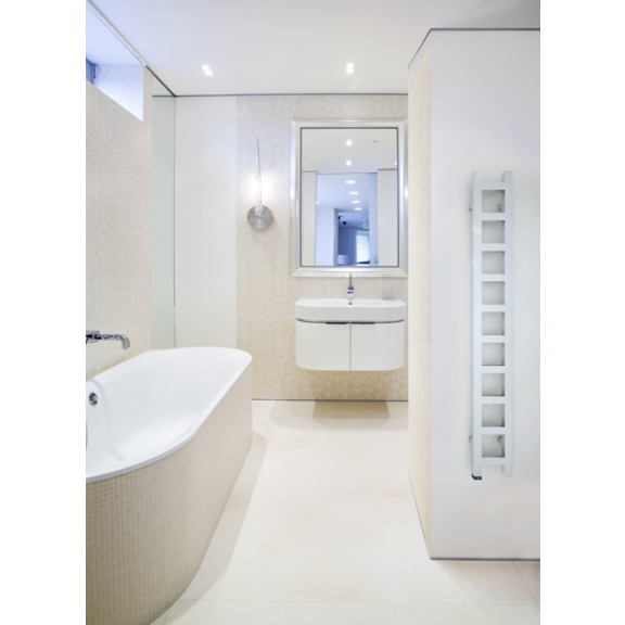 TERMA Easy One Vertikaler Heizkörper Farbe Chrome Effect - modernes Badezimmer