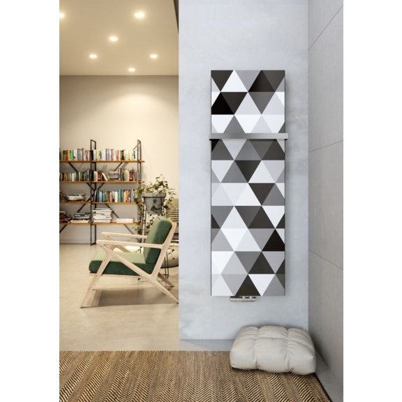 TERMA Case Slim Designheizkörper mit Druckmotiv - Muster 5