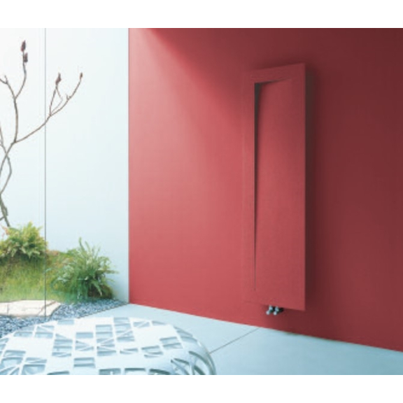 IRSAP Immagina Designheizkörper Verschmelzung mit Wand