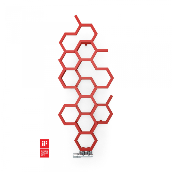 TERMA Hex Designheizkörper 1220x486 soft 3028 Design Award 2017