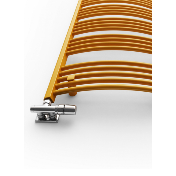 TERMA Domi Badheizkörper 1116x500 RAL 1007 Detail