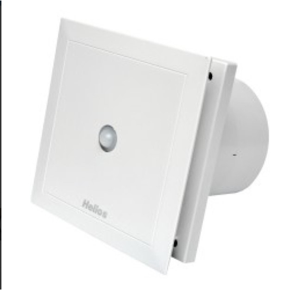 Helios MiniVent M1/120 P Ventilator mit zwei Leistungsstufen und Bewegungssensor - Profil