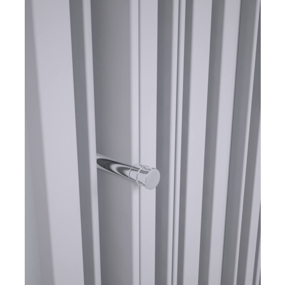 TERMA Sherwood V Designheizkörper Farbe Silver Matt - Detail