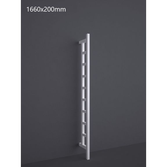 TERMA Easy DW Vertikaler Heizkörper 1660x200 RAL 9016