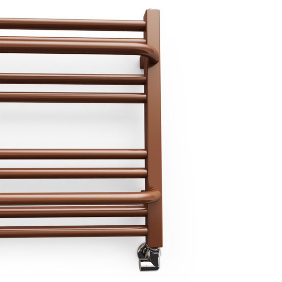 TERMA Lima Badheizkörper 500x1000 RAL8004 Detail - Leiter