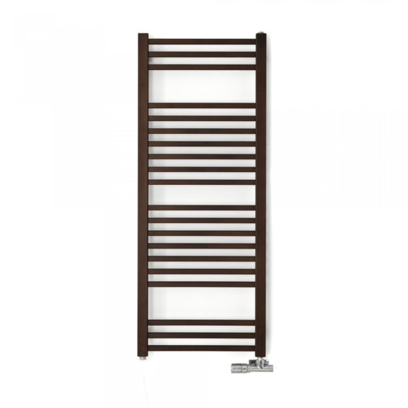 TERMA Bone Badheizkörper 1260x500 - Farbe Noble Brown