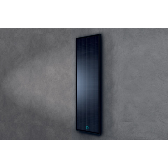 IRSAP Face Designheizkörper mit Oberflächenbehandlung Fabric Blue Detail