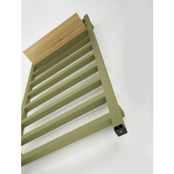 TERMA Simple One Designheizkörper 1200x500 RAL6013 Detail