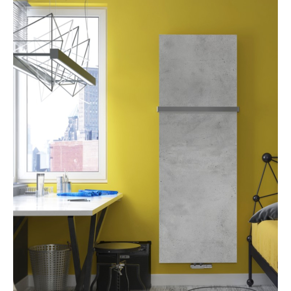 TERMA Case Slim Vertikaler Designheizkörper - Beton