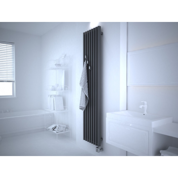 TERMA Triga Designheizkörper Farbe Metallic Black - Inspirationen