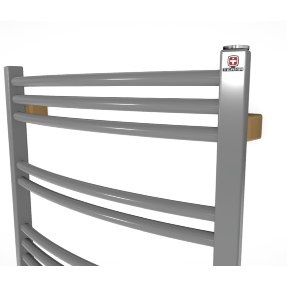 TERMA Jade M Designheizkörper RAL7037 Detail