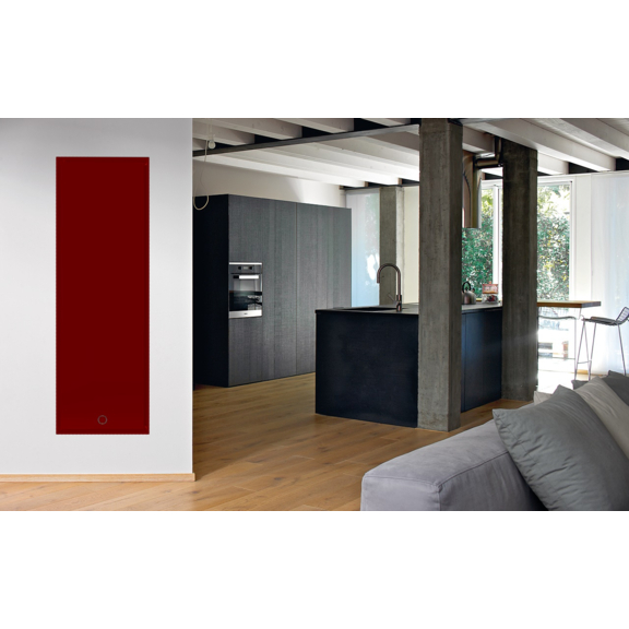 IRSAP Face Zero Designheizkörper 1800x600 Farbvariante Rosso