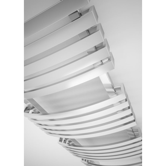 TERMA Kioto ONE Designheizkörper - Farbe Chrome Effect - Detail