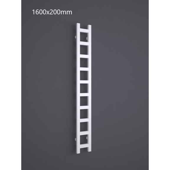 TERMA Easy One Vertikaler Heizkörper 1600x200 RAL 9016