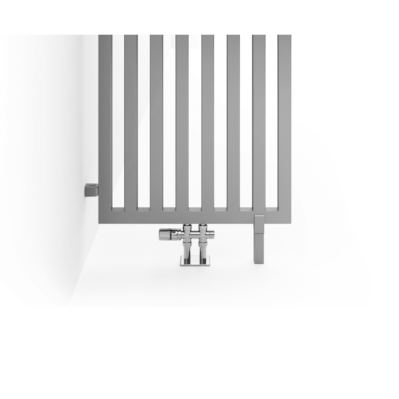 TERMA Angus DW Designheizkörper 1450x520 Farbe Chrome Effect