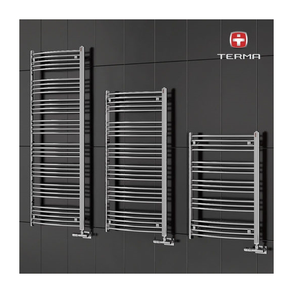 TERMA Domi Badheizkörper RAL 9016 Größe 1479x600