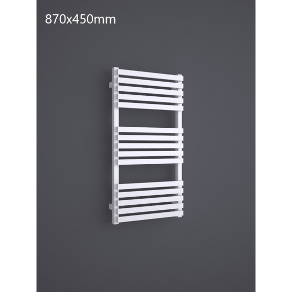 TERMA Quadrus Slim One Designheizkörper 870x450 RAL 9016
