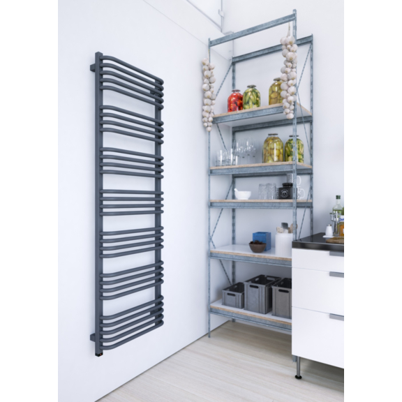 TERMA Alex ONE Designheizkörper 1580x500 Farbe Modern Grey Inspirationen - Badezimmer