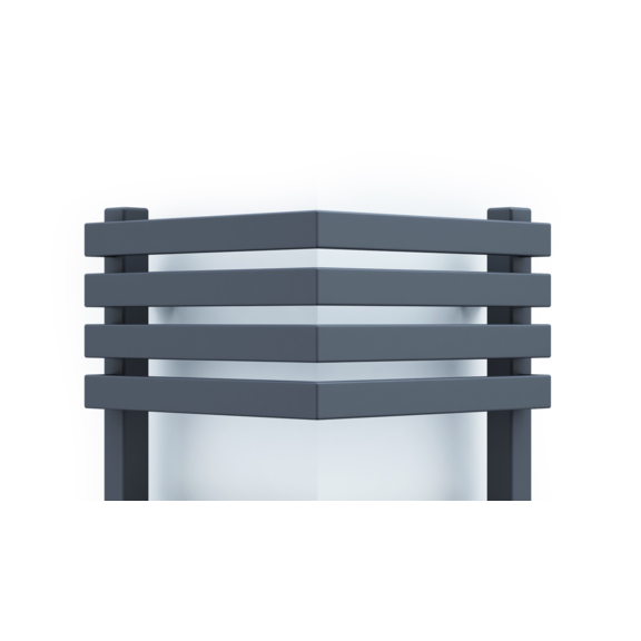 TERMA Outcorner Eckheizkörper 1005x300 - Modern Grey - Detail