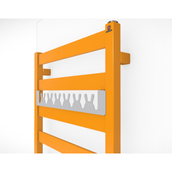 TERMA Vivo ONE Badheizkörper RAL 1028 happy rabbit