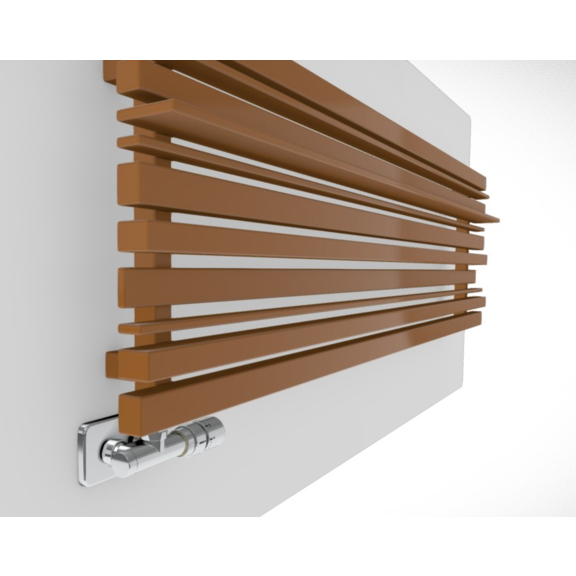 TERMA Sherwood H Heizkörper unter Fenster Farbvariante RAL8001