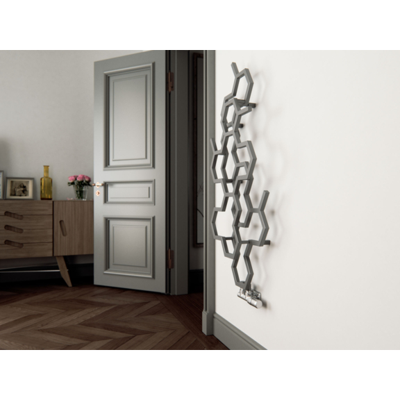 TERMA Hex Designheizkörper RAL7042
