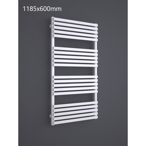 TERMA Quadrus Slim One Designheizkörper 1185x600 RAL 9016