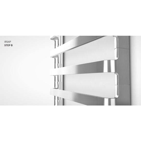 IRSAP Step B Chrom-Designheizkörper Detail4