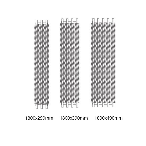 TERMA Ribbon V E Designheizkörper verfügbare Größen