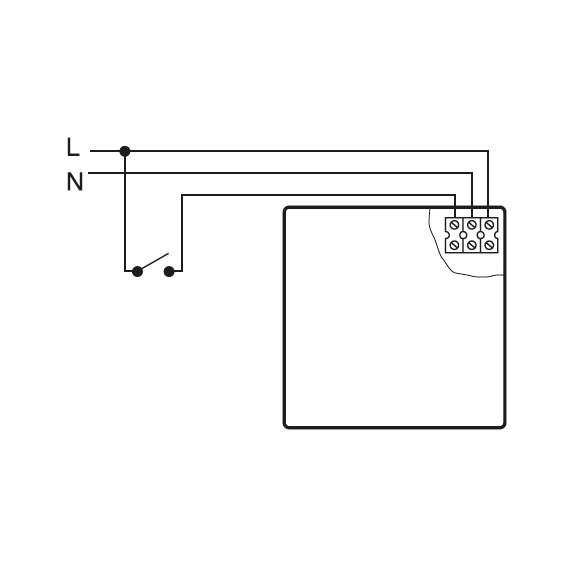 Ventilator ECOAIR TLC Ecowatt - Schaltbild